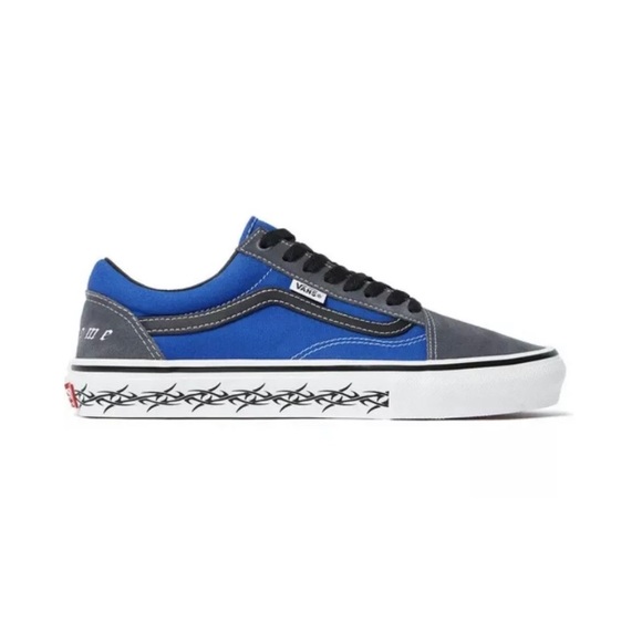 Supreme X Vans Old Skool Royal Blue FW21 Size US 10.5 DS In Hand Ready To Ship - Picture 1 of 6